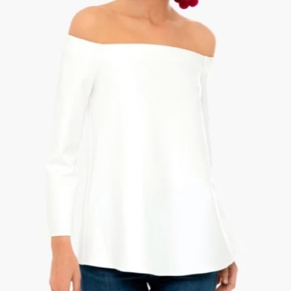 Tuckernuck Off The Shoulder Miranda Top White - Picture 2 of 11